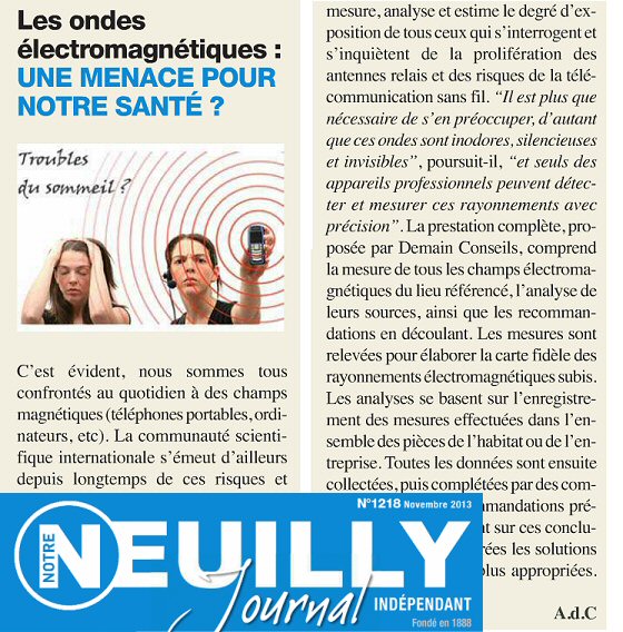 On parle de nous dans Neuilly Journal On parle de nous dans Neuilly Journal